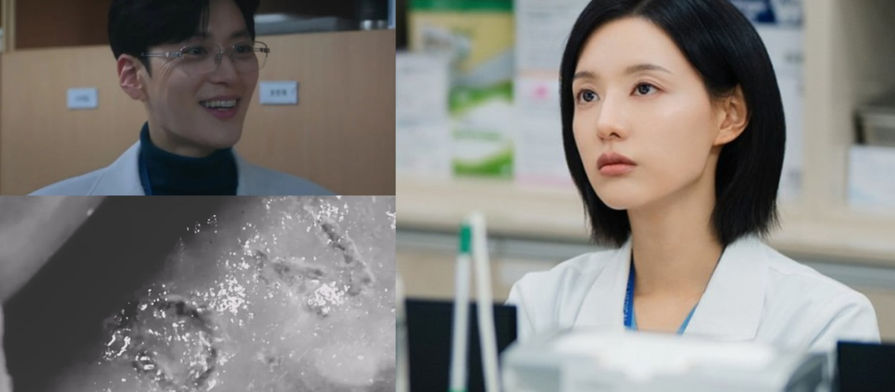 Doctor X Mafia in White Episode 4 liver initials scene featuring Kim Ji Won