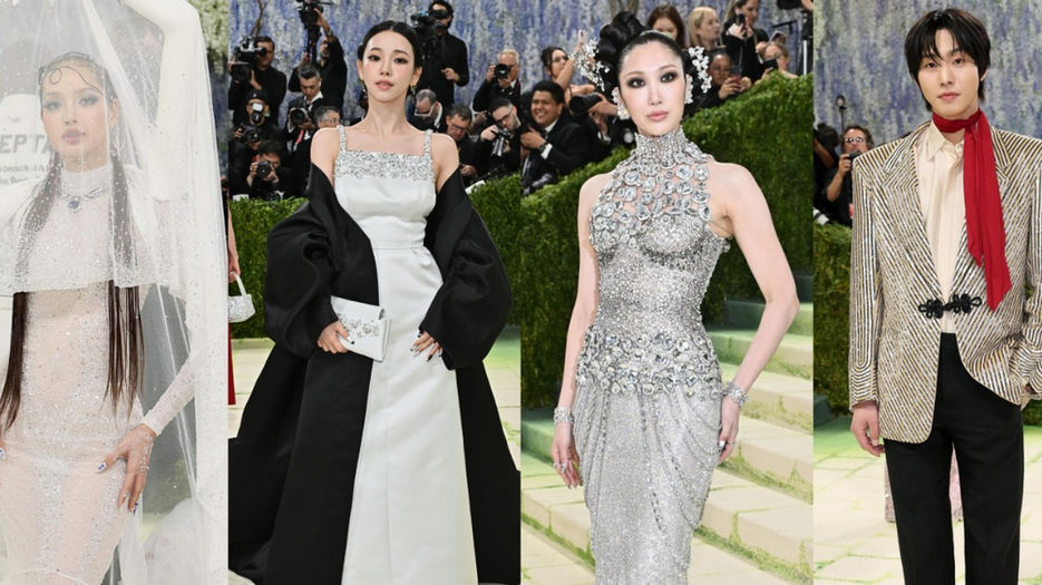 Lisa, Jisoo, Jennie, Rosé, Karina and other K-pop stars at Met Gala 2026 showcasing their outfits based on the “Fashion Is Art” theme
