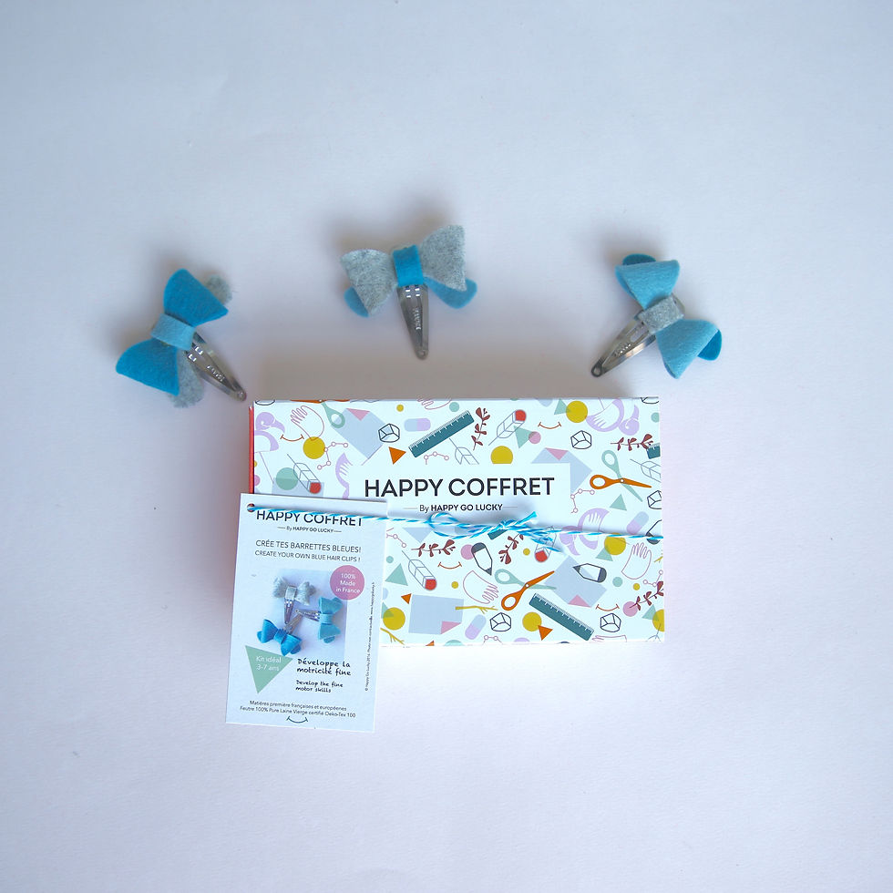 Miniature : Crée tes barrettes bleues !