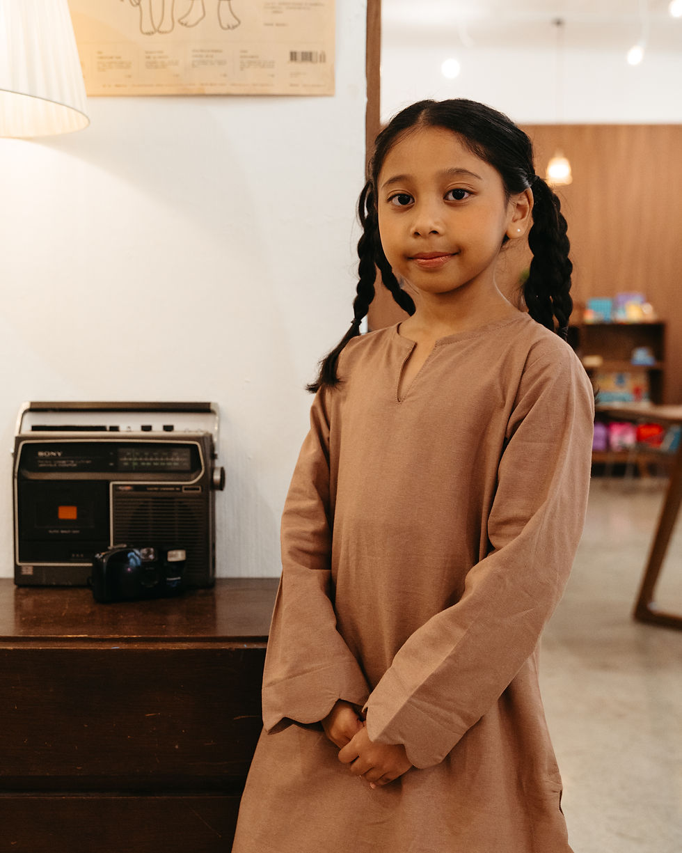 Thumbnail: Baju Kurung Halimah Girls Set