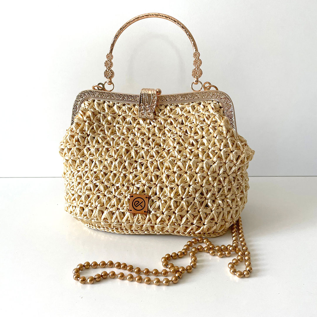 Sac fermoir à l'ancienne