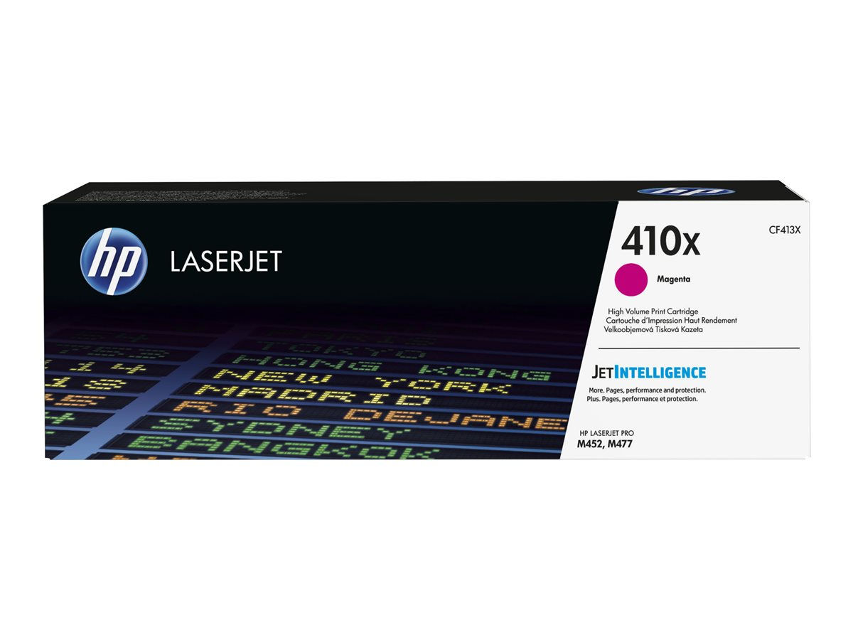 HP 410X - Lång livslängd - magenta - original - LaserJet - tonerkassett (CF413X)