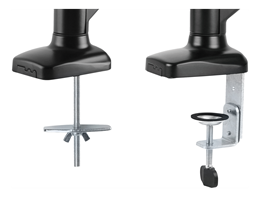 Miniatyrbild: DELTACO Bildskärmsfäste, 13-27", gasdriven, VESA, treaxel, svart