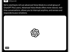 Chatgpt's "Advanced Voice Chat" is finally rolling out