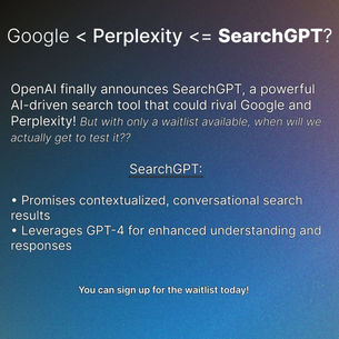 Perplexity Vs SearchGPT Vs Google