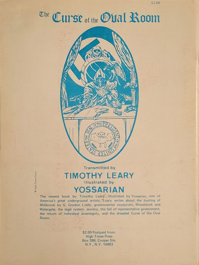 High Times magazine, second printing, premiere issue, summer 74, back cover.