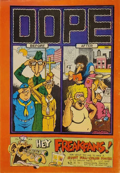 The fabulous furry Freak brothers and their collected adventures back cover.
