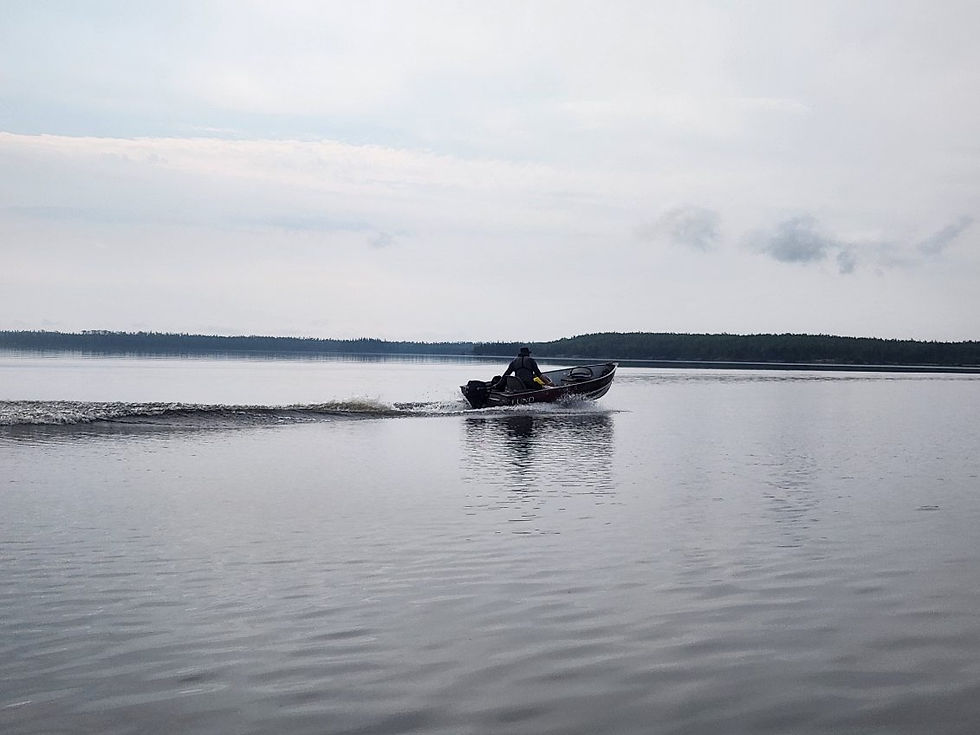 Fly in fishing trip on Peninsular lake for walleye and pike in Nakina, Ontario, Canada