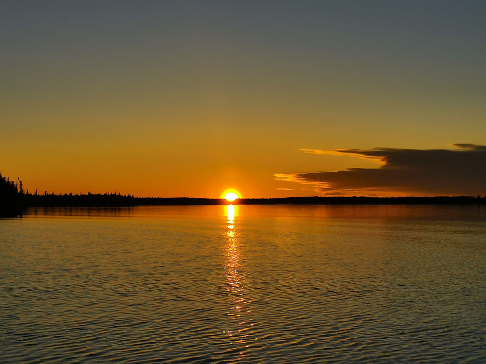 Beautiful Northern Ontario sunset