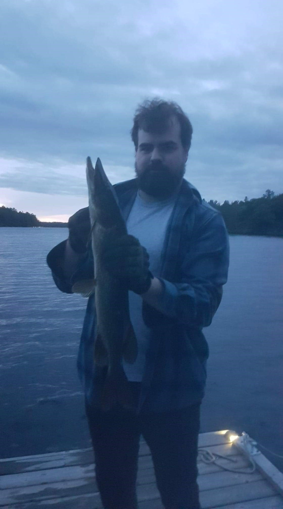 Nice pike caught in the Muskoka region of Ontario