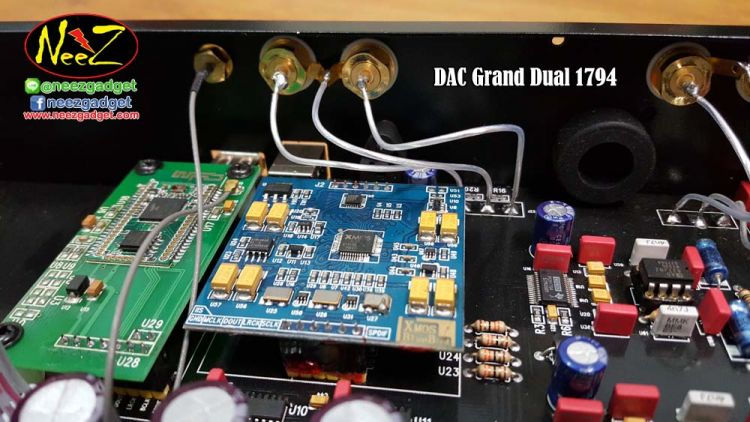 Миниатюра: ЦАП 2*PCM1794 XMOS BLUETOOTH 2 транса 6 кг достойный вызов ES9018