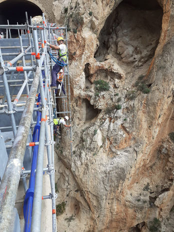 Cañón del Mascarat, Altea-Calpe. MRD Estructuras Tubulares