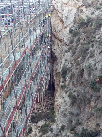 Cañón del Mascarat, Altea-Calpe. MRD Estructuras Tubulares