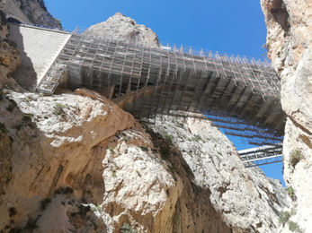 Cañón del Mascarat, Altea-Calpe. MRD Estructuras Tubulares