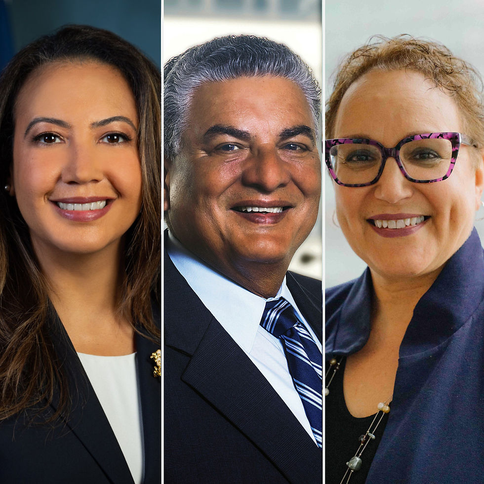 Foto cortesía: Elizabeth de León Bhargava, Milton Santiago and Natalie Gomez-Velez