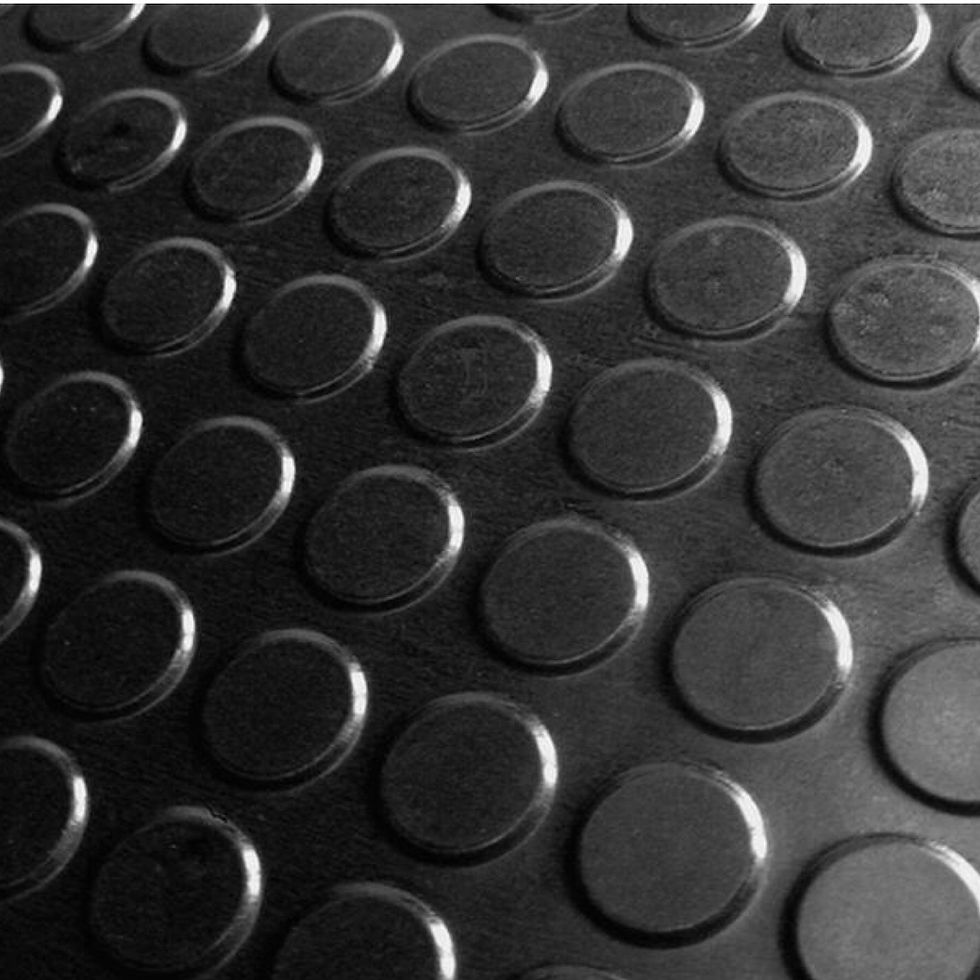 Thumbnail: 4.5MM ROUND STUD RUBBER MAT/ THICKNESS: 4.5MM/ ROLL SIZE: 1.2M X 10M