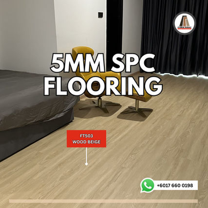 FT503 Wood Beige ~ Floor Today 5mm Spc Flooring