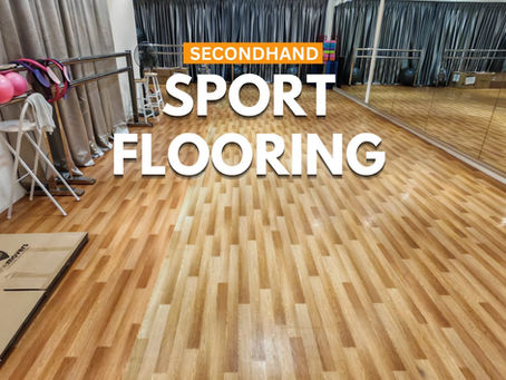 Secondhand Boger Sport Flooring – BG6810 Teak (Limited Stock)