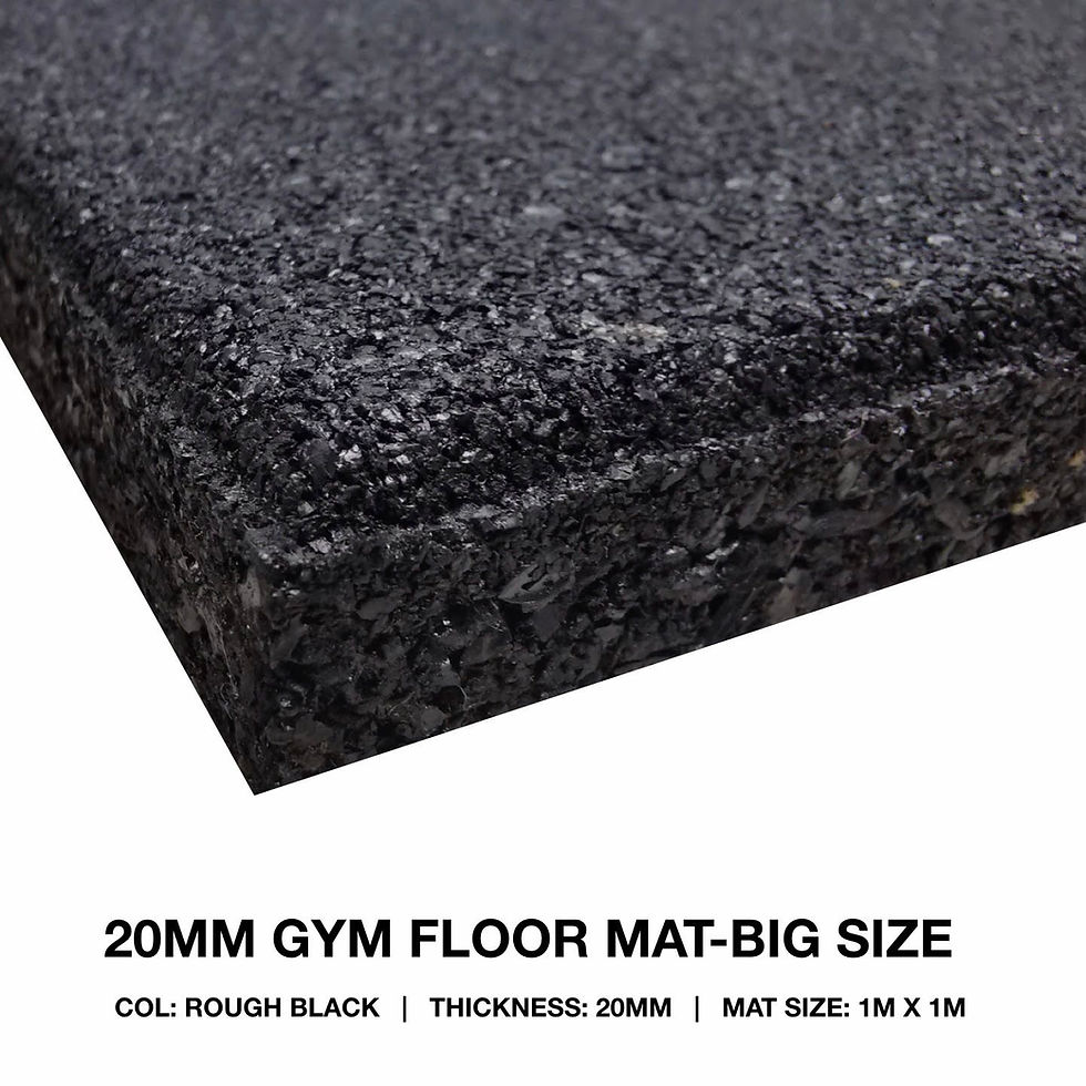 Thumbnail: BIG MAT 20MM GYM FLOOR MAT/ MAT SIZE: 1M x 1M/ GYMFIT SQ/ SUITABLE FOR GYM ROOM