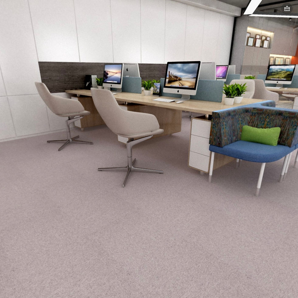 Thumbnail: Floor Today Carpet Tiles - Neon SQ | Plain | Packing: 24pcs/Box | 64.8sf/Box