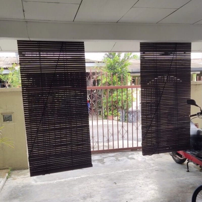 Thumbnail: Wooden Blinds/ Outdoor Blinds/ Kayu Meranti