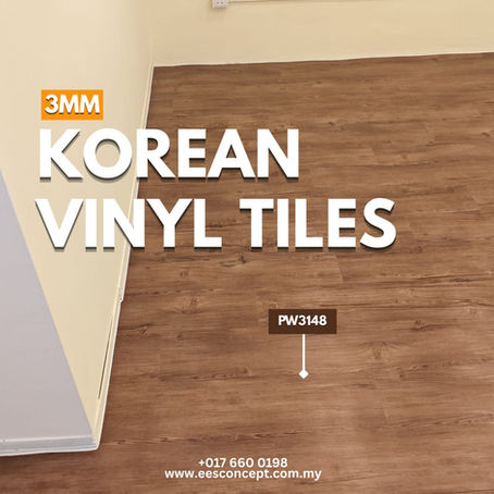 3mm Korean Vinyl Tiles.. Col: PW3148..