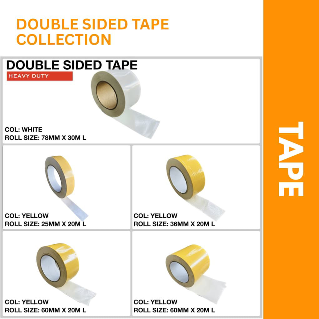 Flooring Double Sided Tape/ Heavy Duty/ DIY Vinyl Tiles/ Gym Floor Mat/ Artifici