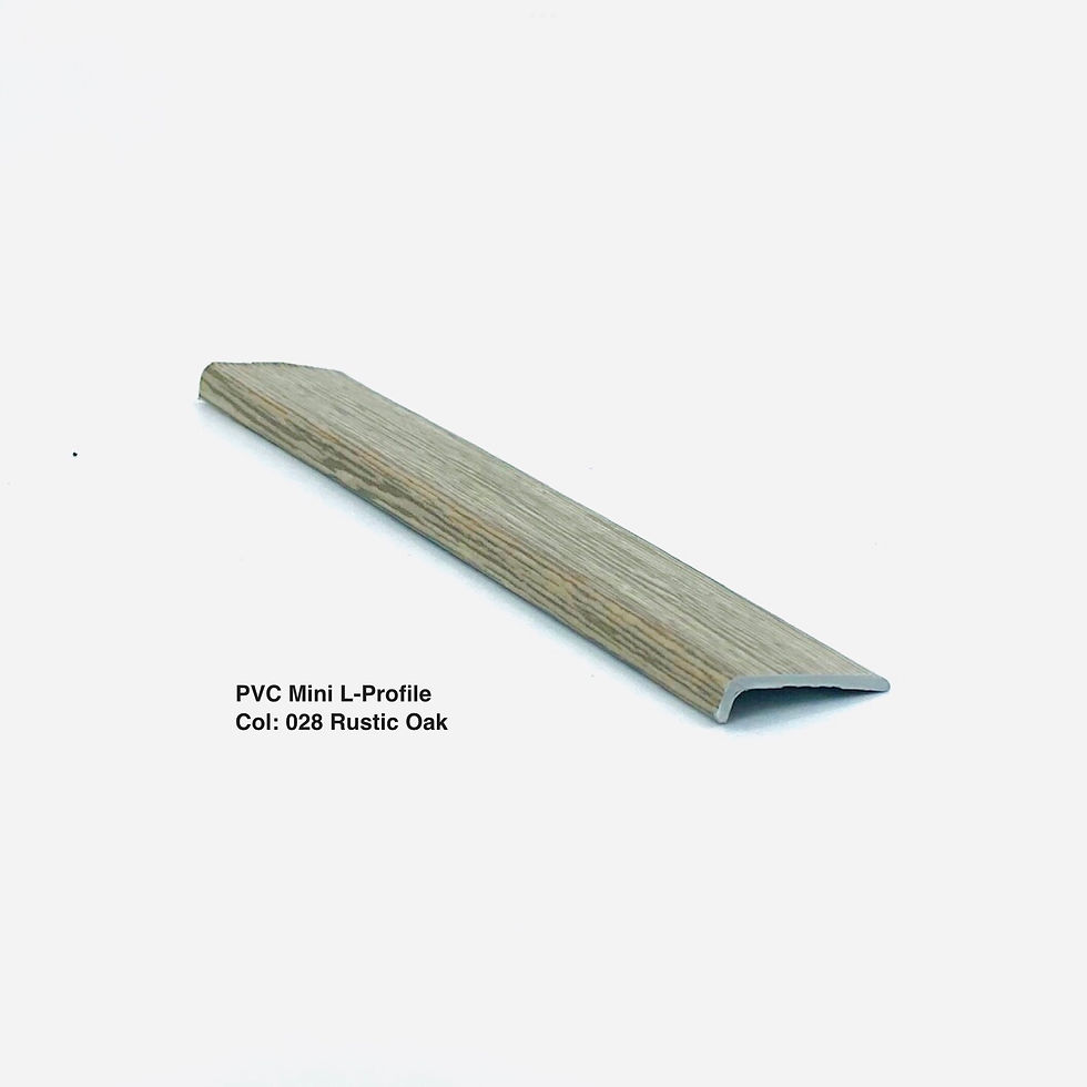 Thumbnail: PVC Mini L-Profile (Flooring Accessories) (Size: 8’9”/pc)