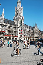 Munich, new city n Maria's square, Marienplatz
