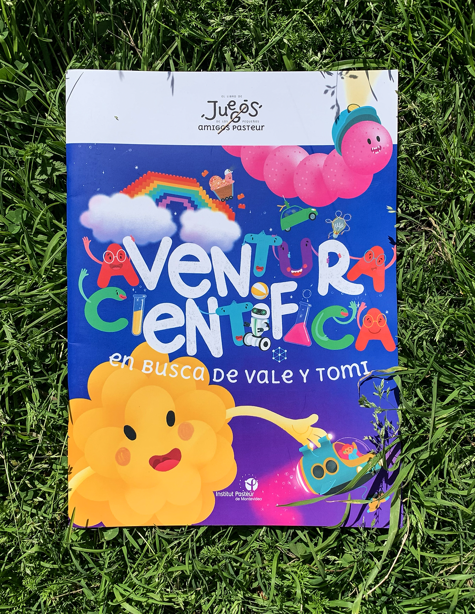 Tapa del libro «Aventura científica: en busca de Vale y Tomi»