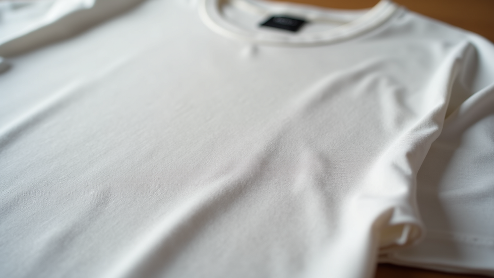 Close-up of a cotton fabric texture used for custom t-shirts