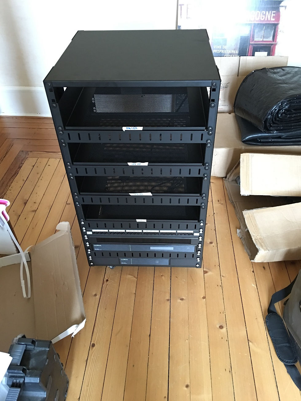 rack build in progress