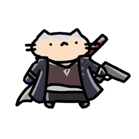 Devil May Cry Cat GIF.gif