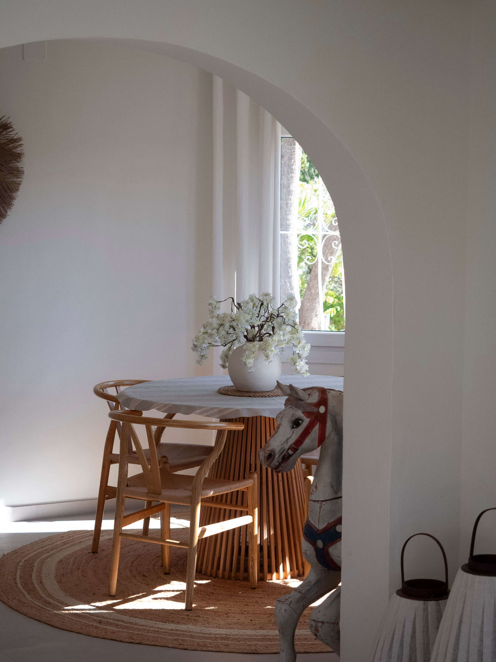 Javea Rental Villa Gavilan Flower Breakfast Corner