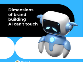 AI is not the silver bullet for brand-building!