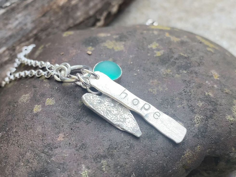 Thumbnail: Silver charm necklace