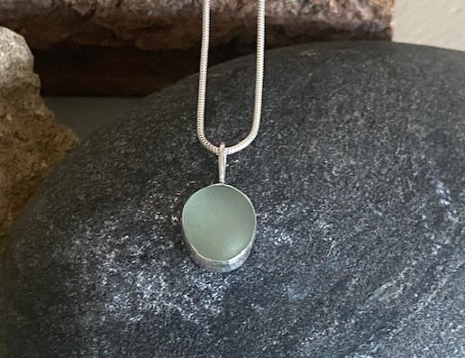 Thumbnail: Sea glass necklace