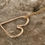 Thumbnail: Vermeil gold plated heart necklace