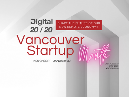 Event Guide | Digital 2020, Vancouver Startup Month
