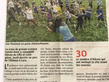 Notre cross vu par la presse...