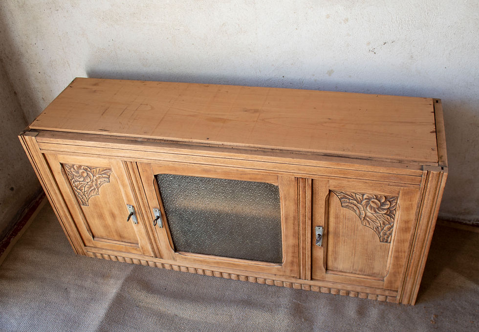 Miniature : Buffet bas art déco chene meuble ancien vintage