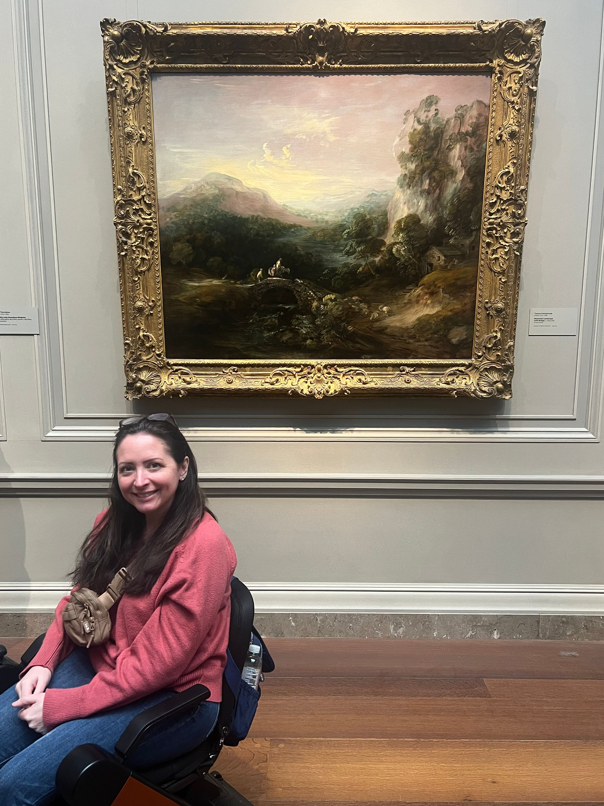 Jess at the National Art Gallery