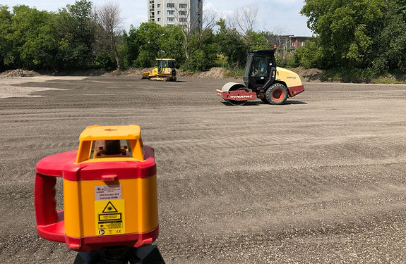 Recycled Asphalt Parking Lot