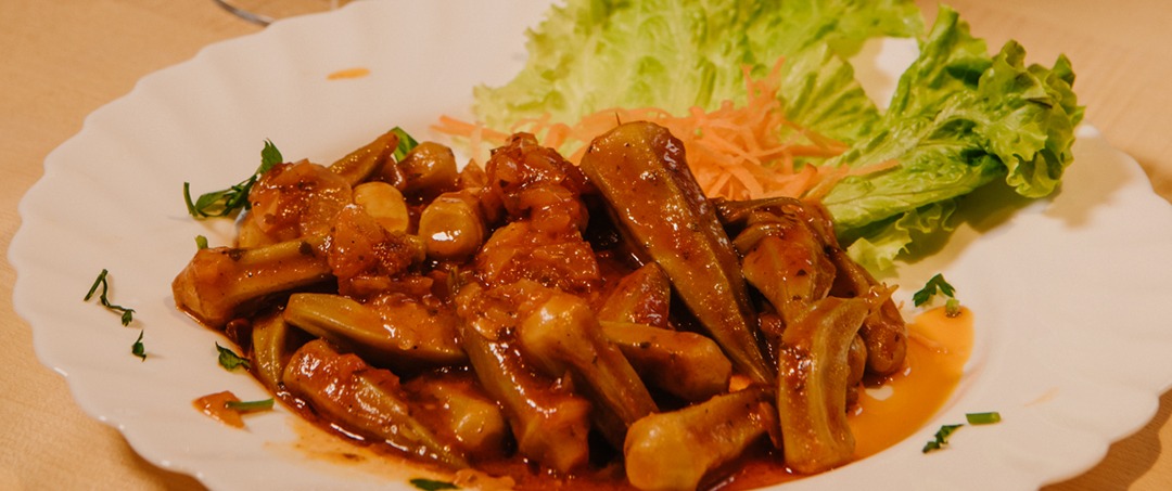 Arranged Food and Objects