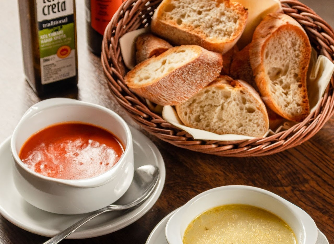 Arranged Food and Objects