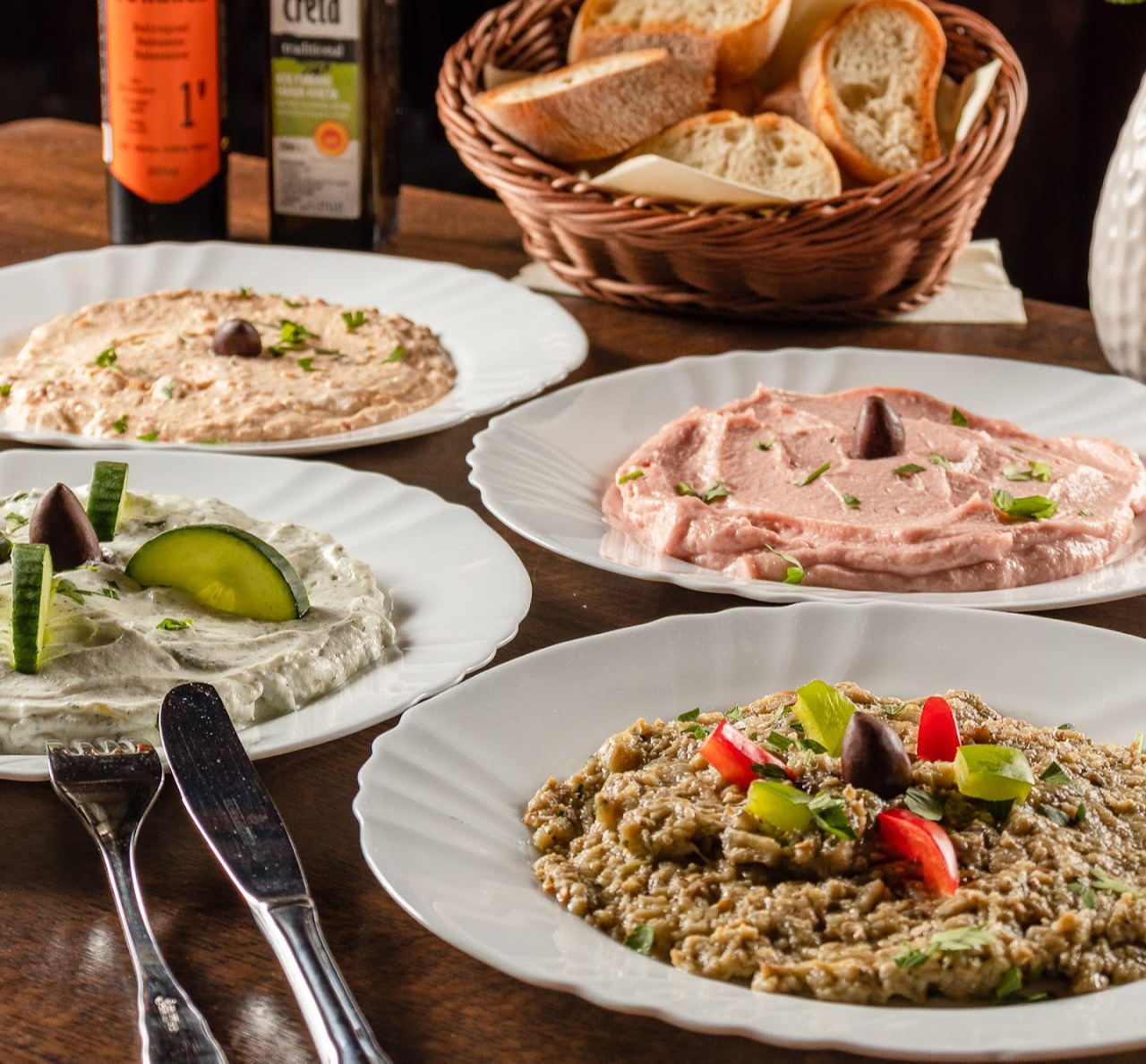 Arranged Food and Objects