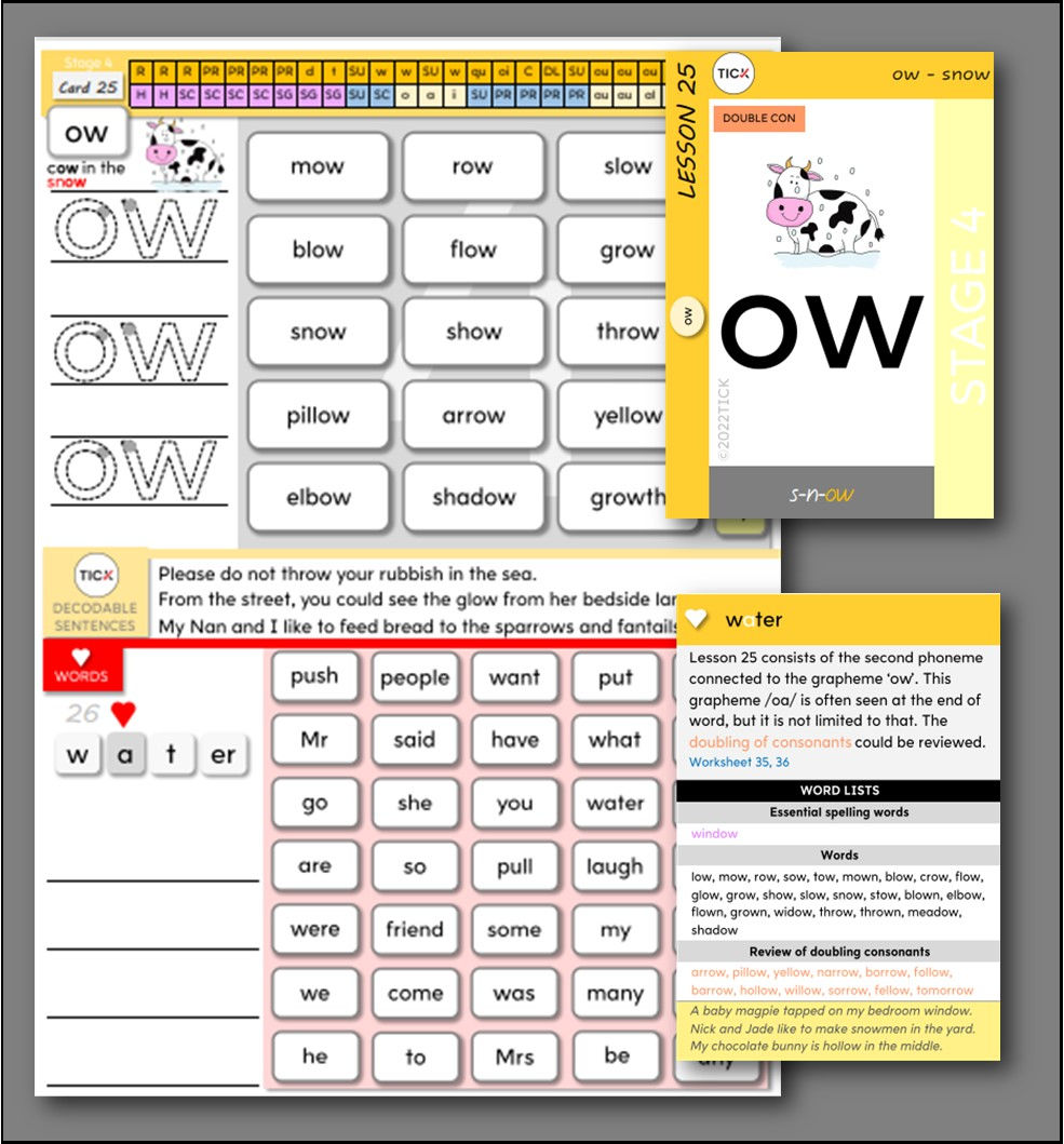 TICK Stage 4 Essentials - Student and Teaching Cards BUNDLE