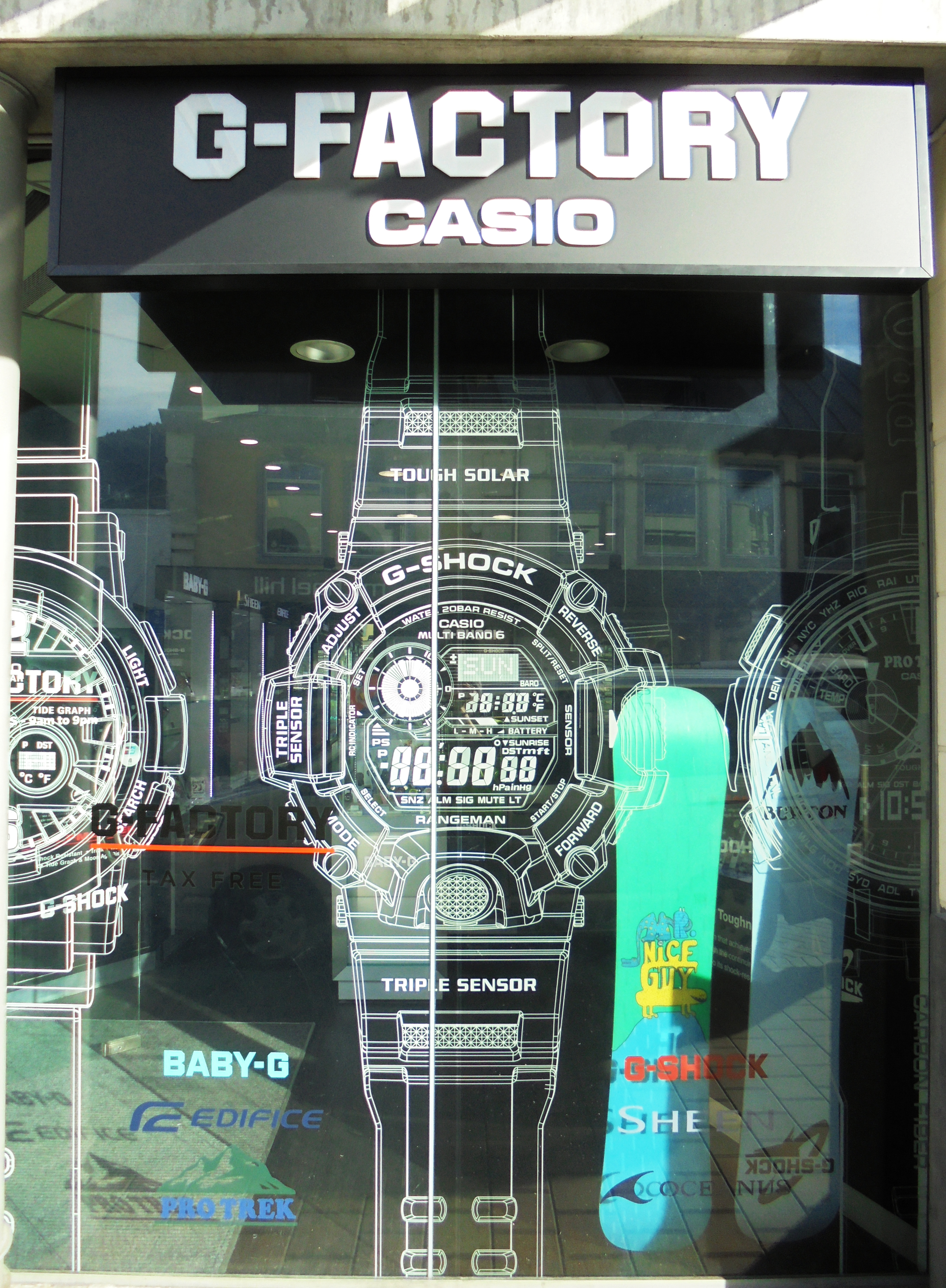 G Shock Window Install
