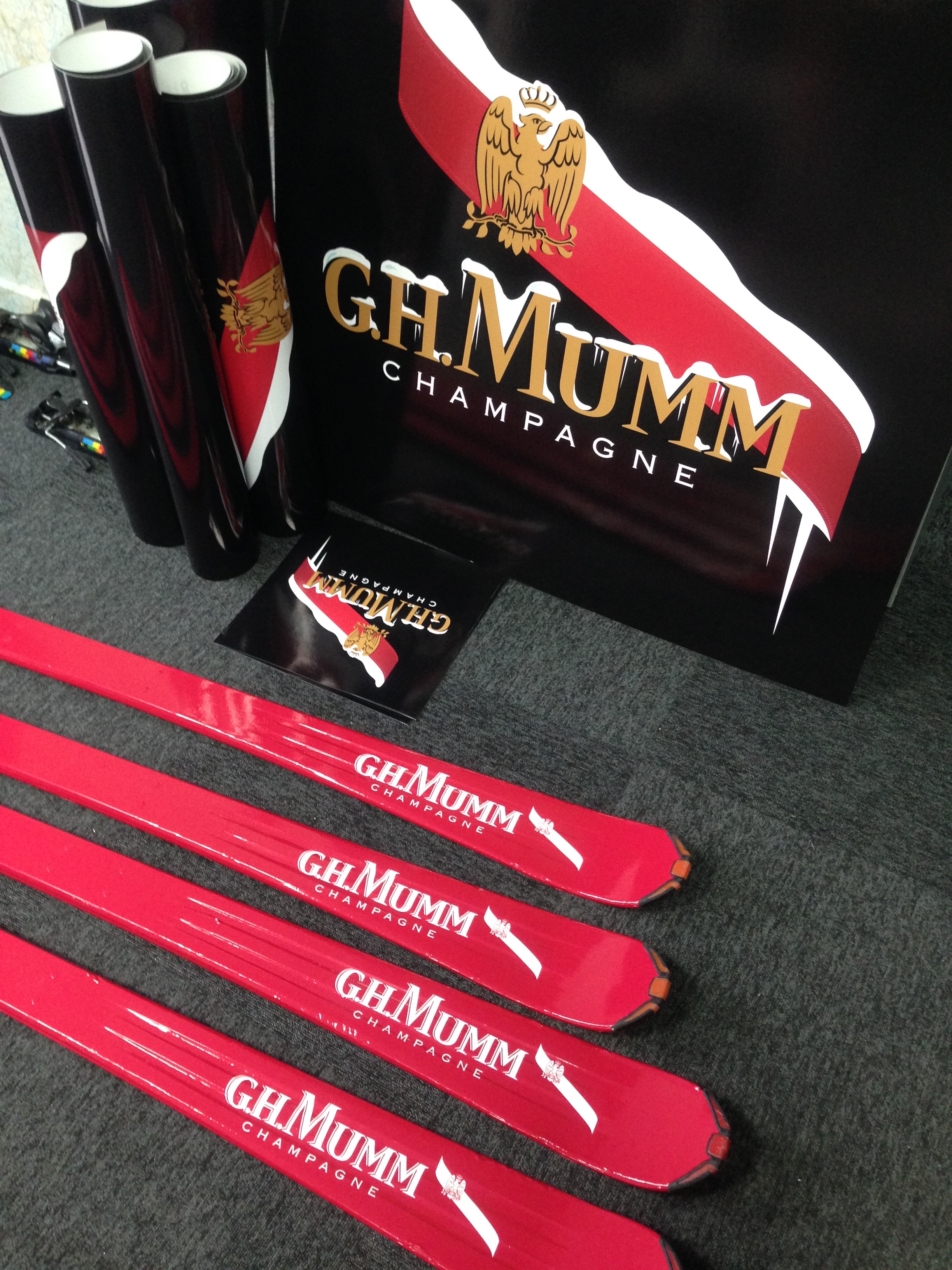 GH Mumm Champagne Install