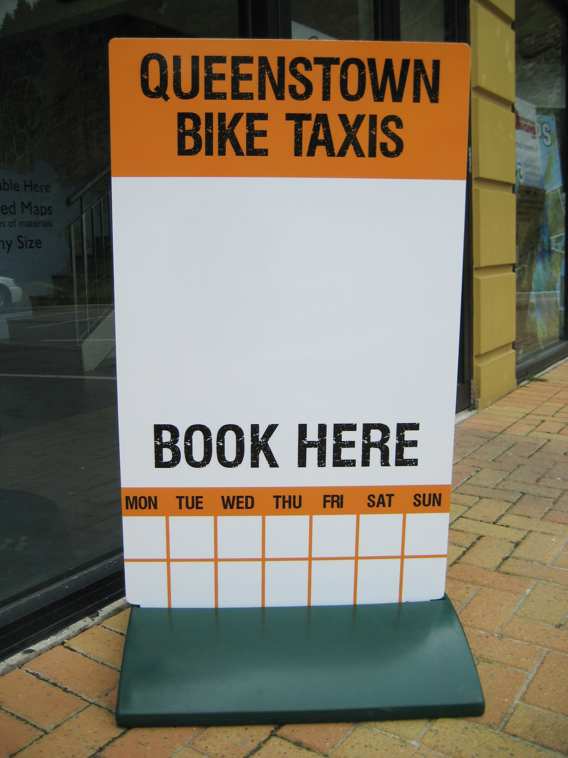 Bike Taxi Footpath Stand